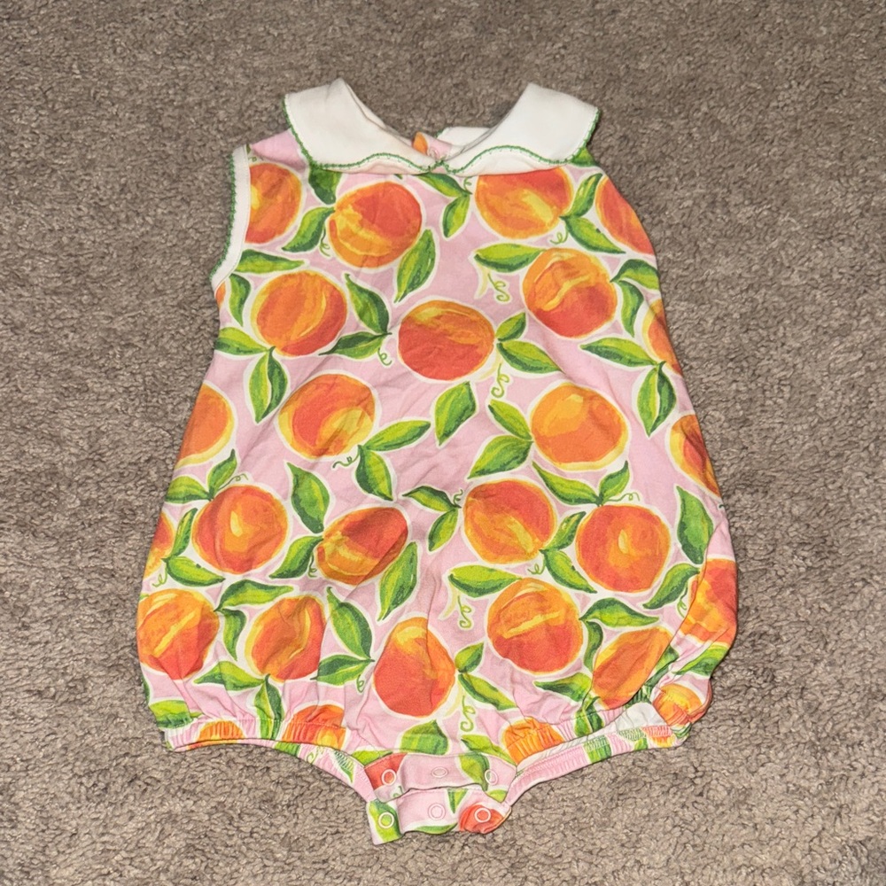 Peach Print Bubble